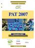 FOCUSED COURSE FDA. 5 Dicembre 2007 Milano - Antares Hotel Concorde. www.pec-courses.org PAT 2007 CON LA PARTECIPAZIONE DI: ASSOCIATE SPONSOR