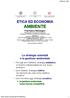 ETICA ED ECONOMIA AMBIENTE