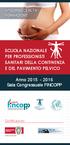 Anno 2015-2016 Sala Congressuale FINCOPP