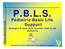 P.B.L.S. Pediatric Basic Life Support Sostegno di base delle funzioni vitali in età pediatrica Secondo le linee guida 2007 della Regione Toscana