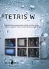 TETRIS W. high efficiency water/water chiller and heat pump chiller e pompa di calore ad alta efficienza acqua/acqua