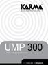 www.karmaitaliana.it UMP 300 Lettore Karaoke Universale >> Manuale di istruzioni