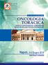 ONCOLOGIA TORACICA CRITICITÀ ED EVIDENZE SCIENTIFICHE NELLE NEOPLASIE PLEURO-POLMONARI