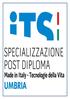 2. Cos è l ITS Umbria Nuove tecnologie per il made in Italy e Nuove tecnologie della vita