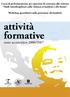 attività formative anno accademico 2006/2007