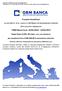 GBM Banca S.p.A. 16/01/2014-16/01/2017. Tasso Fisso 3,25%, 36 mesi, Codice ISIN IT0004987357