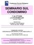 SEMINARIO SUL CONDOMINIO