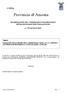 Provincia di Ancona. DELIBERAZIONE DEL COMMISSARIO STRAORDINARIO nell esercizio dei poteri della Giunta provinciale. n. 170 del 04/12/2012