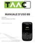 MANUALE D USO BB. Sezione1 Primo contatto con TAAC. Versione per BlackBerry. Copyright 2011 - All rights reserved.