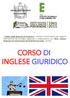 CORSO DI INGLESE GIURIDICO