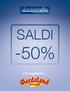 SALDI -50% FINO AL. e ti regaliamo...
