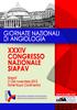 XXXIV CONGRESSO SIAPAV - CORSI DI AGGIORNAMENTO