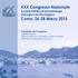 XXX Congresso Nazionale Società Italiana di Dermatologia Chirurgica ed Oncologica. Como, 26-28 Marzo 2015