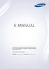 E-MANUAL. Grazie per aver acquistato questo prodotto Samsung. Per ricevere assistenza completa, si prega di registrare il prodotto sul sito