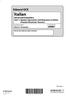 Italian *P38705A* Edexcel GCE P38705A. Advanced Subsidiary Unit 1: Spoken Expression and Response in Italian (Teacher/Examiner Version)