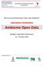 Associazione Coordinamento Ag 21 locali Italiane. Percorso di sperimentazione Open data ambientali. Laboratorio introduttivo. Ambiente Open Data