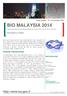 Offerta ICE-Agenzia BIO MALAYSIA 2014. Inserimento nel Catalogo. Kuala Lumpur EDIZIONE PRECEDENTE. La quota di partecipazione comprende: