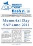 il Memorial Day SAP anno 2011