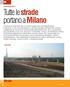 Strade. Verso Expo 2015 Tutte le strade portano a Milano