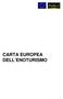 CARTA EUROPEA DELL ENOTURISMO