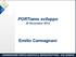 PORTiamo sviluppo 29 Novembre 2012. Emilio Carmagnani COMMISSIONE PORTO LOGISTICA E INFRASTRUTTURE - GGI GENOVA