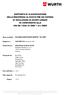 RAPPORTO DI CLASSIFICAZIONE DELLA RESISTENZA AL FUOCO PER UN SISTEMA DI SIGILLATURA DI GIUNTI LINEARI IN CONFORMITÀ ALLA UNI EN 13501-2: 2007 + A1: