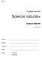 N 9 i. Progetto HarmoS. Scienze naturali+ Acqua e Sapone. N_9i_41_E3. Scuola: Classe: Cognome: Nome: femminile