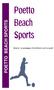 Poetto Beach Sports. Vivere la spiaggia, il territorio con lo sport
