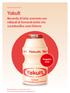 Yakult. Bevanda di latte scremato con miliardi di fermenti lattici vivi Lactobacillus casei Shirota. Progetto trnd. Guida al progetto trnd