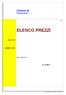 ELENCO PREZZI. Comune di Provincia di OGGETTO: COMMITTENTE: Data, 08/07/2010 IL TECNICO. pag. 1