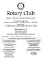 Rotary Club. Milano - Sesto San Giovanni Distretto 2040. Anno Rotariano 1999-2000