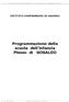 Programmazione della scuola dell infanzia Plesso di GOSALDO