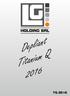 G HOLDING SRL Depliant Titanium Q 2016 TQ 2016