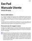 Eee Pad Manuale Utente