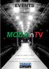 EVENTS EVENTI E PRODUZIONI. presenta. MODAinTV. «passione «Made in Italy» attualità, costume, tendenza