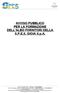 AVVISO PUBBLICO PER LA FORMAZIONE DELL ALBO FORNITORI DELLA S.P.E.S. GIOIA S.p.A.