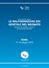 LE MALFORMAZIONI DEI GENITALI NEL NEONATO