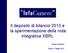 Il deposito di bilancio 2013 e la sperimentazione della nota integrativa XBRL