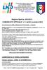 COMUNICATO UFFICIALE n.11 del 02 novembre 2012