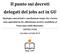 Il punto sui decreti delegati del jobs act in GU