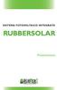 SiStEmA fotovoltaico integrato RUBBERSOLAR. Presentazione