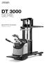 DT 3000 SERIE. Specifiche tecniche Sollevatore doppio