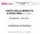 CARTA DELLA MOBILITÀ ATAF&LI-NEA S. C. a R. L.