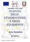 Statuto Studenti con modifiche DPR 249-98 235-07