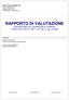 RAPPORTO DI VALUTAZIONE ESPOSIZIONE DEI LAVORATORI AL RUMORE TITOLO VIII, CAPO II, ARTT. 187-198, D. Lgs. 81/2008