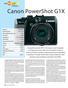Canon PowerShot G1X. Test MTF