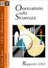 Osservatorio. Sicurezza. sulla I.T.G. - P. C ittà di Torino. refettura di Torino. U ff icio di statistica