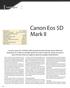 Canon Eos 5D Mark II. Test MTF digitali