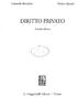 Fernando Bocchini. Enrico Quadri DIRITTO PRIVATO. Seconda edizione. G. Giappichelli Editore Torino