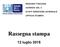 REGIONE TOSCANA AZIENDA USL 3 STAFF DIREZIONE AZIENDALE UFFICIO STAMPA. Rassegna stampa